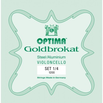 1/4 Optima Goldbrokat čella stīgas G1200-14