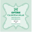 3/4 Optima Goldbrokat čella stīgas G1200-34 3/4 Optima Goldbrokat čella stīgas G1200-34