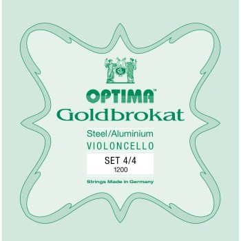 4/4 Optima Goldbrokat čella stīgas G1200-44