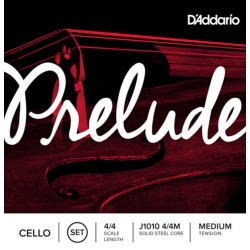 D'Addario Prelude cello string set 4/4 J1010-44M