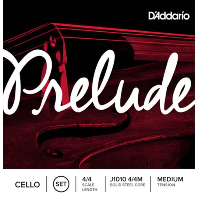 D'Addario 4/4 čella stīgu komplekts J1010-44M