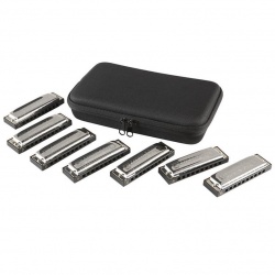Hohner Blues Band 7-Piece Harmonica Set