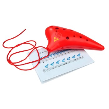 Okarina svilpe 12D-001-Red Okarina svilpe 12D-001-Red