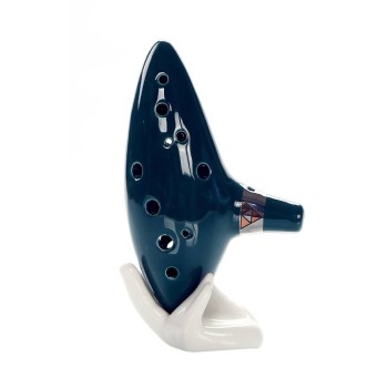 Okarina keramikas svilpe 12SED-AC-Green